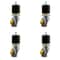 Service Caster Low Profile Polyurethane 35mm Wheel 1-5/8 Inch Expanding Stem Caster, 4PK SCC-EX04S13810-PUB-158-4 - alternate 3
